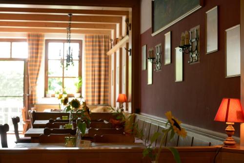 餐廳, Hotel am Regenbogen in 卡姆