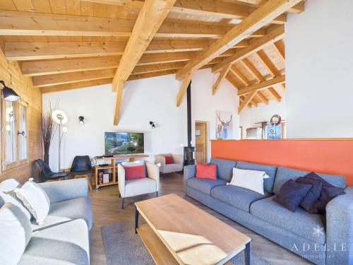 Chalet moderne, jacuzzi, sauna, 12 pers, proche pistes - FR-1-398-636