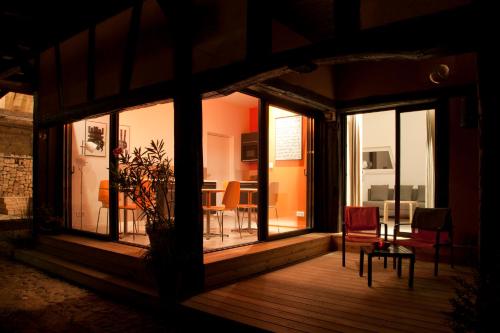 外部景觀, B&B Le Lodge in 布爾甘