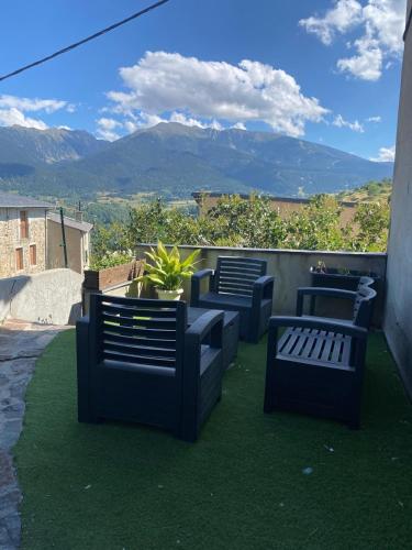 Balkons/terase, Balcons du Cambre Fontseca, cozy cottage 100 m2 in Sauto
