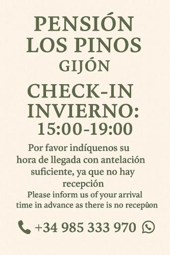 Pensión Los Pinos Gijón chambre d'hôte Montevil