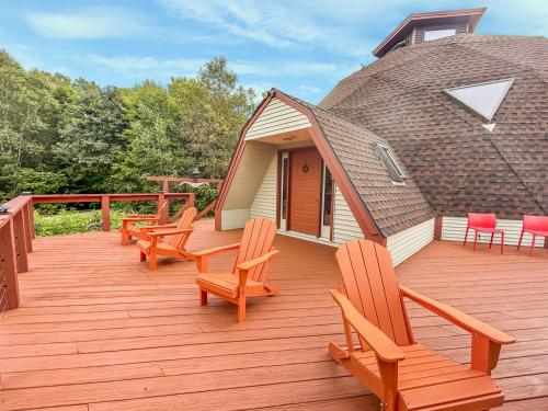 Iekārtas, Lakefront Geodesic Dome 45 min to Acadia NP in Hancock (ME)