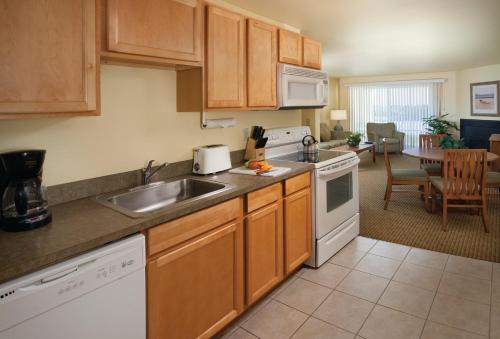virtuve, WorldMark Surfside Inn in Ocean Park (WA)