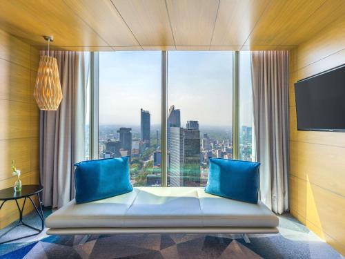 Habitación doble, club, de lujo, vistas a la ciudad