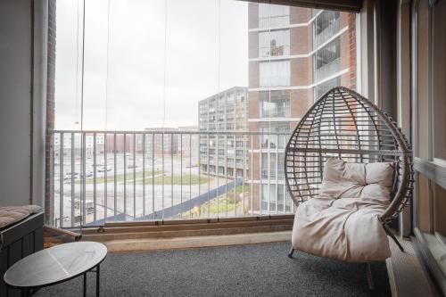 Erkély/terasz,  négyzetméteres, 1 hálószobás Ház 1 fürdőszobával Haaga területén (Eco-apt & balcony near Mall of Tripla, Helsinki) in Haaga