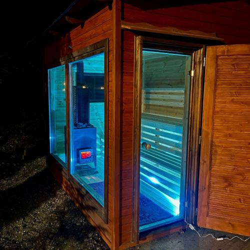 Sauna, Riksberg Chalet in Harghita Mountains in Varsag