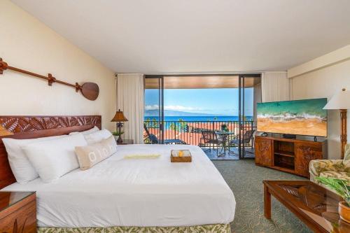Kaanapali Shores 940 · KS 940 Top Floor Studio w Ocean Views AC in 拉海納