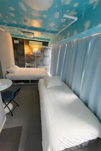 오사카 Honmachi Station 3min Spacious Family Apartment for 4 Guests 801 3성급 싱글룸 스위트룸