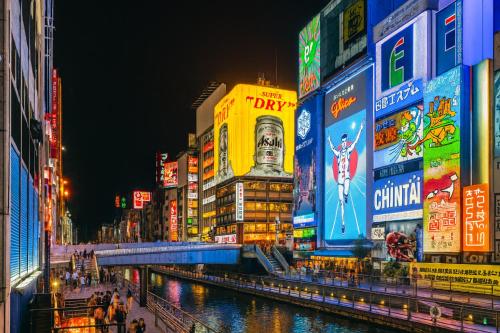 오사카 Honmachi Station 3min Spacious Family Apartment for 4 Guests 801 3성급 싱글룸 수영장