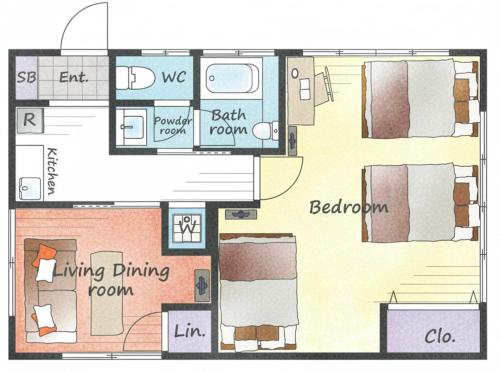 貸切戸建て3beds Private House Sleep Man