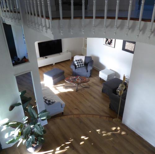 Koplietošanas atpūtas telpa ar TV, Villa Gustavine - Maison d'Architecte in Livron