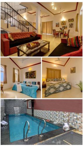 Ludo Private Pool Villa, WiFi-Caretaker-Parking, North Goa, Baga