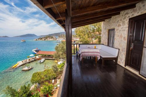 A szálláshely kívülről, Ankh Pension in Kekova