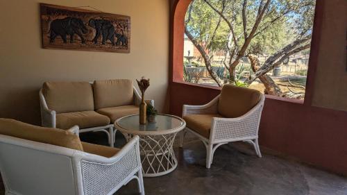 Balkons/terase, Gabus Safari Lodge in Otavi