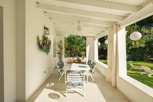 Erkély/terasz, Lux Villa Fiorenza, 250 m to beach SouthSardiniaHolidays in Santa Margherita di Pula