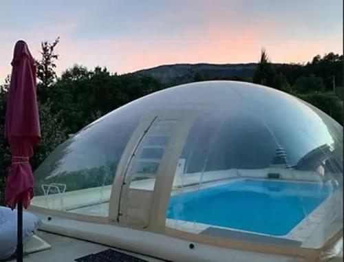 Kilátás, Villa attrayante avec piscine privée à Montlaur-en-Diois (Villa attrayante avec piscine privee a Montlaur-en-Diois) in Luc-en-Diois