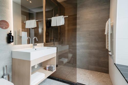 Fürdőszoba, Leerhotel Het Klooster in Amersfoort