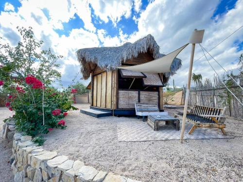 BCS BuenaOnda sea view 7mt bell tent in El Sargento, Mexiko