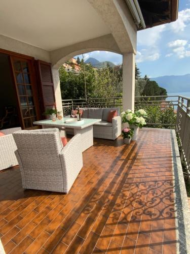  Villa Rosina Veranda in Nesso