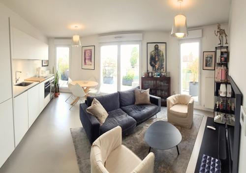 Appartement moderne avec terrasse - 15min de Paris - Location saisonnière - Saint-Gratien