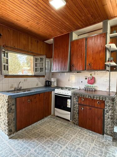 Rustic house with large patio, two blocks from the river