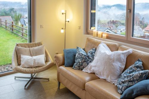 Iekārtas, Ferienwohnung Weitblick im Dahner Felsenland in Stetten (Baden-Wurttemberg)