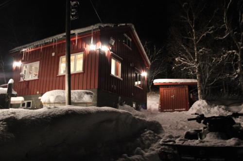 Viesnīcas āriene, Fox Cabin in Svensby