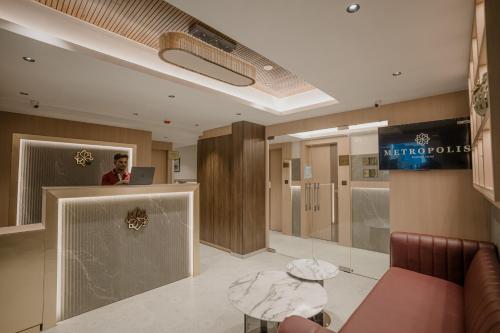 ล็อบบี้, Metropolis Business Hotel in พานาจี