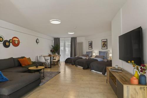 設施, Großes 3-Zimmer Apartment in Bretten für bis zu 7 Personen , Parkplatz (Großes 3-Zimmer Apartment in Bretten fur bis zu 7 Personen , Parkplatz) in 布萊藤