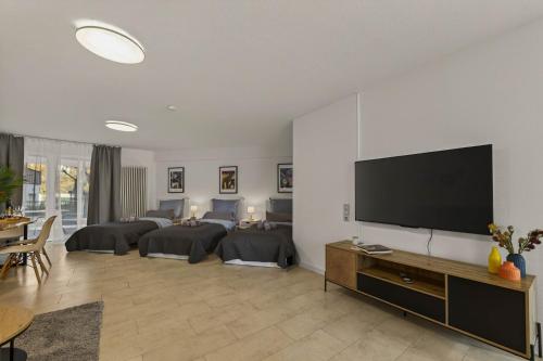 設施, Großes 3-Zimmer Apartment in Bretten für bis zu 7 Personen , Parkplatz (Großes 3-Zimmer Apartment in Bretten fur bis zu 7 Personen , Parkplatz) in 布萊藤