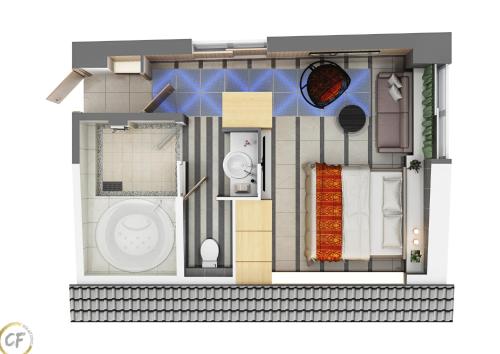 Charme, Romantic Hideaway in Central Tokyo