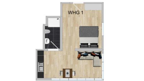 Floor plans, Hafenloft App 1 in Norderney