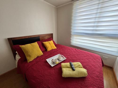Departamento para 3 personas Metro Moneda Santiago