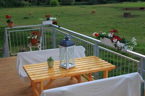 ระเบียง/ชานเรือน, Fährhaus Gruna (Fahrhaus Gruna) in ลูเทอร์สตัดท์ วิทเทินเบร์ก