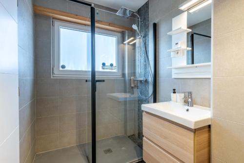 淋浴間, Studio Bar Chic & Cosy - Centre Haguenau, Netflix & Wi-Fi fibre in 阿戈諾市中心