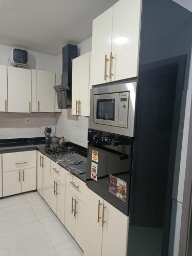 Kitchen, Private home with short lets in Uyo
