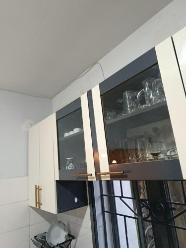 Kitchen, Private home with short lets in Uyo