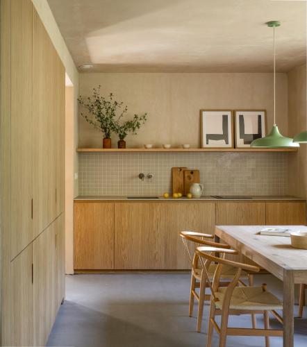 virtuve, Casa Mínima retiro Passivhaus (Casa Minima retiro Passivhaus) in Valvanuz