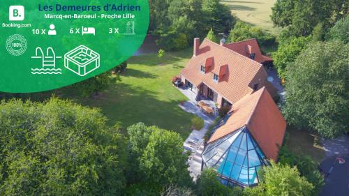 La Maison Du Lac avec Piscine- Les Demeures d'Adrien gîte à louer Golf Bondues