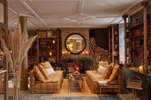 大堂, Grand Hotel Soleil d'Or in 梅婕芙市中心