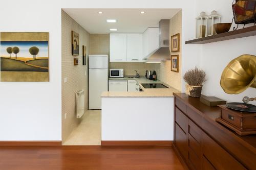 virtuve, Apartamento Vall Fosca con espectaculares vistas y jardín privado (Apartamento Vall Fosca con espectaculares vistas y jardin privado) in Torre de Capdella