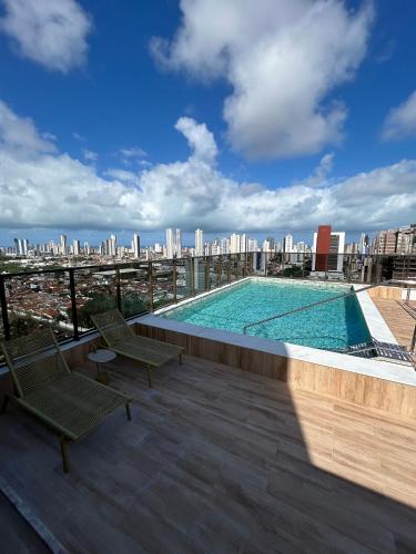 Melhores Flats - Encanto a 5min da praia de Tambau in Joao Pessoa City Center