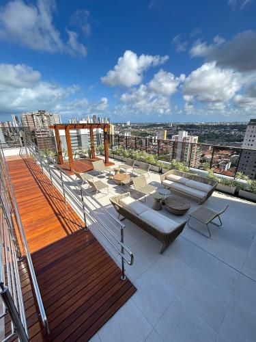 Melhores Flats - Encanto a 5min da praia de Tambau in Joao Pessoa City Center
