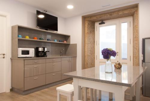 Közös társalgó / TV, Albergue Linares in Santiago De Compostela óváros