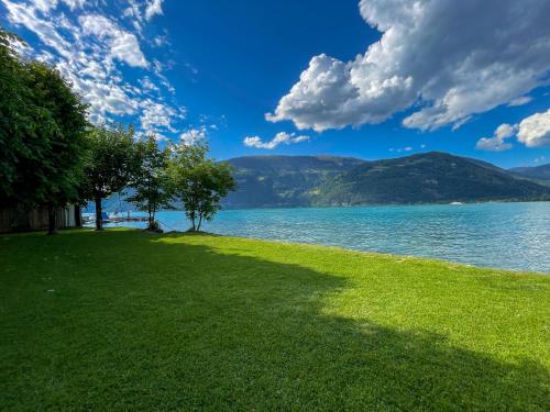 沙滩, Surfers Studio near Interlaken, at lake with pool in 德利根