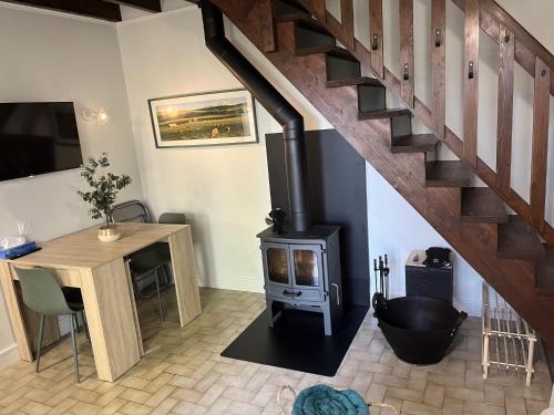 Kitchen, Le Chalet de l Abeille in Laguiole