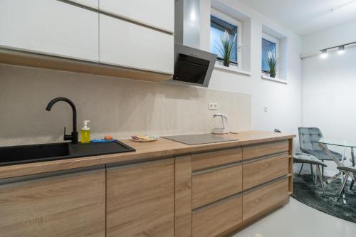 bucătărie, Sosnowiec Leisure Apartment by BookingHost in Sosnowiec