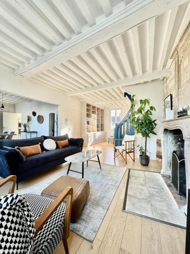 Triplex de charme - vue toits - hypercentre Caen