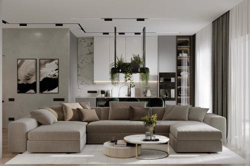 Comfortable apartment with furniture