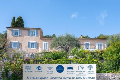 Le Mas d'Angeline-Vue mer panoramique, jardin partagé, parking, voiture indispensable, route étroite et pentue, à 10 min de Monaco - Location saisonnière - Beausoleil